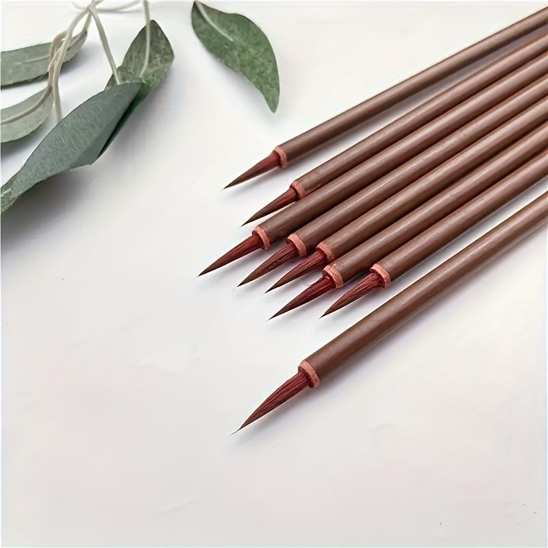 1pcs Detail Paint Brush Fine Pointed Tip Miniature Brushes For Acrylic Watercolor Oil Drawing Brush