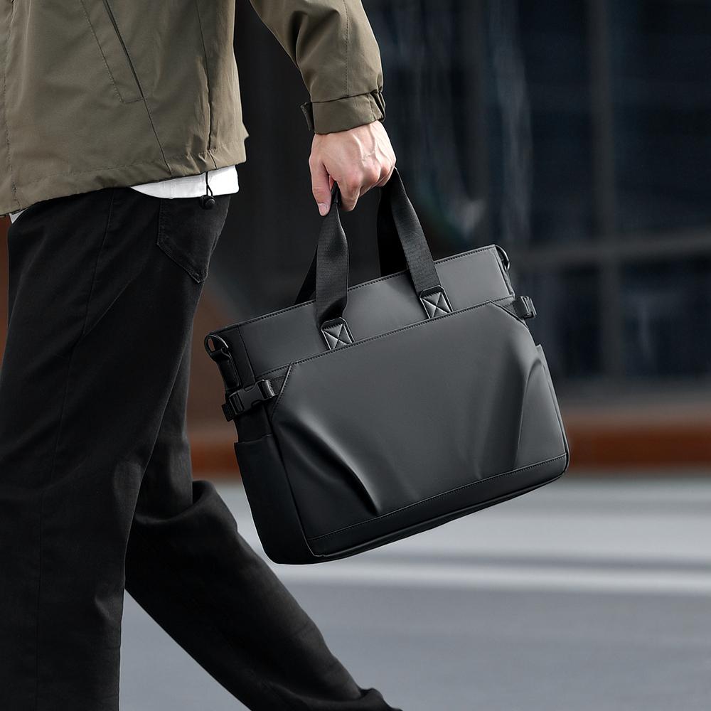 Business Shoulder Bag Men's Multi-functional Handbag General Bag Multi-pocket Business Briefcase
