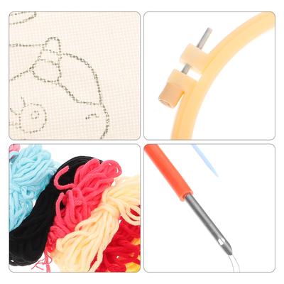 1 Set of Embroidery Kit for Beginners Embroidery Hoops Embroidery Accessories