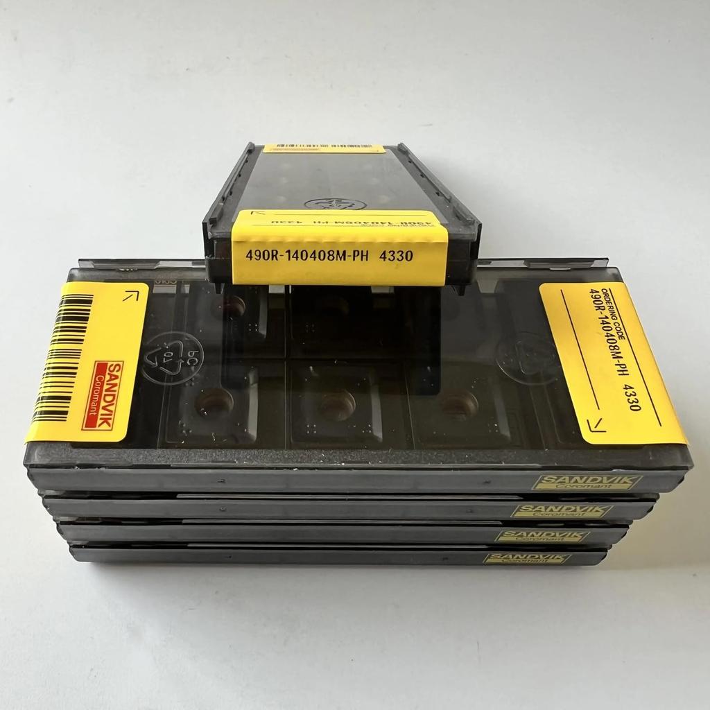 Original Sandvik / 490R-140408M-PH 4330 /CNC Lathe Carbide Blade 10 Pcs