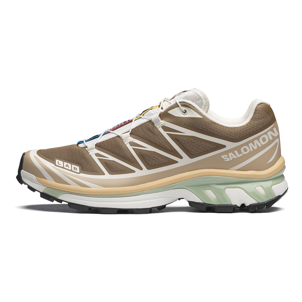 

SALOMON XT 6 Cushioning Abrasion Resistant Coverage Support Lightweight Low top Running Shoes Unisex Umber 492057 37⅓