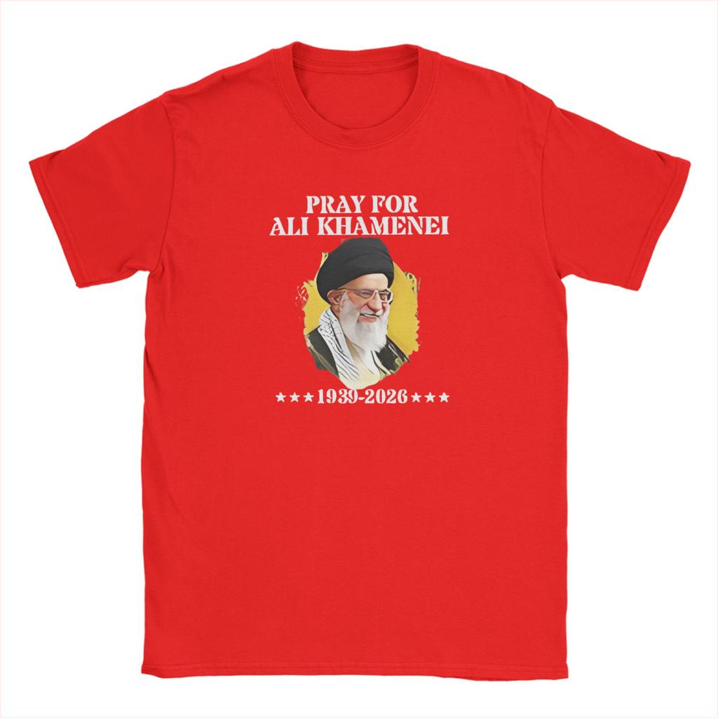 Harajuku T Shirt Beach SSeyyed Ali KKhaUnisexei Novelty T Shirts 100 Cotton Tee Shirt for Unisex Cheap Short Sleeve Clothing