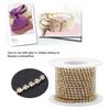 1pcs 10 Yards Rhinestone Chain Roll 3MM Close Cup Chain DIY Crystal Rhinestone Chain  Sewing