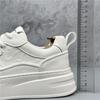 Men's Luxury Designer White Lace Up Platform Shoes Male Causal Flats Moccasins Sports Walking Sneakers Zapatos Hombre