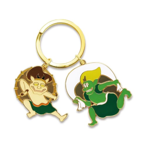

Biju Tune! Key Ring (Wind God and Thunder God Screen Date) BC-KR032