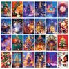 50 Christmas Day Celebration Christmas Eve Wall Decoration Cards Children Diy Indoor Bedroom Message Postcards