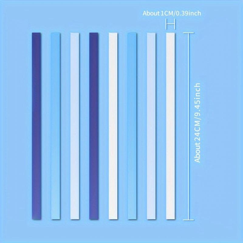 1 Set of 520 Pieces/pack of Colorful Star Origami, 360 Pieces/pack of Rainbow Gradient Lucky Star Paper Strips