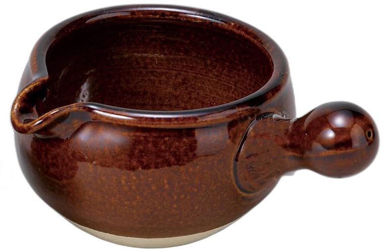 

Iga Warming Pot Large x 14 x Earthenware Can be used over an open Setomonohonpo (Ame-Zen) [19 9cm, 500cc] Pot, Ceramic, flame,