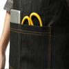 1Pcs Barber Cloth Denim Apron Adjustable Jean Salon Working Clothes with Pockets Waterproof Hairdresser Uniform