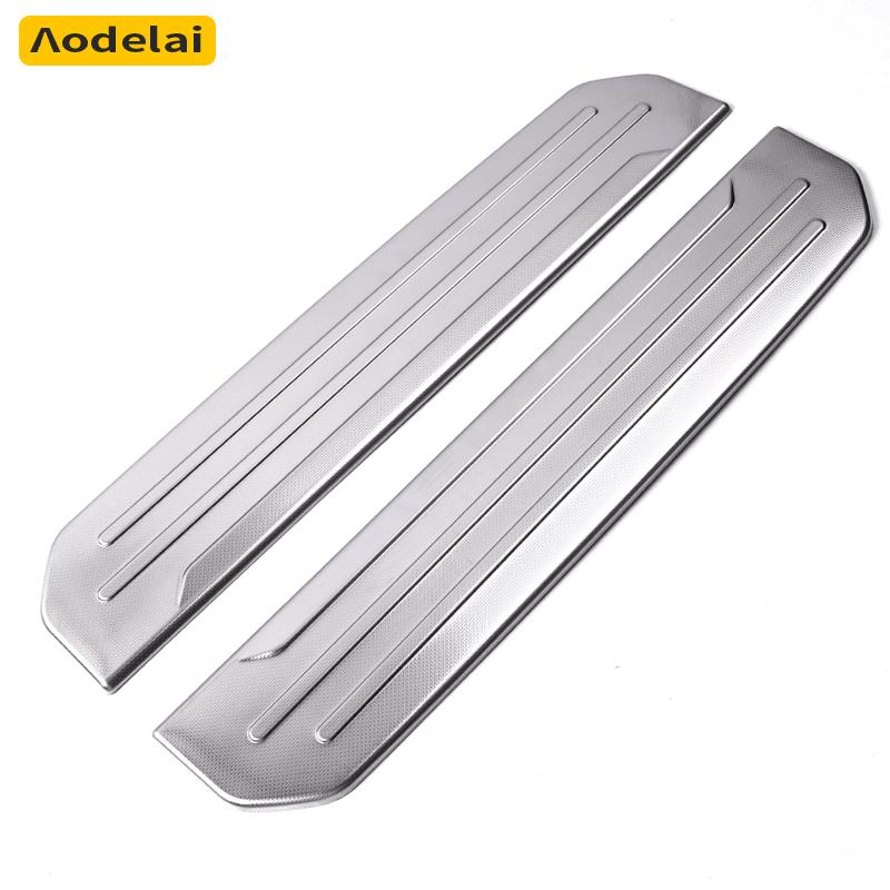 2Pcs Side step cover stainless steel panel protection cover plate for Land Rover Defender 90 110 130 2020-2025 Car Accessories