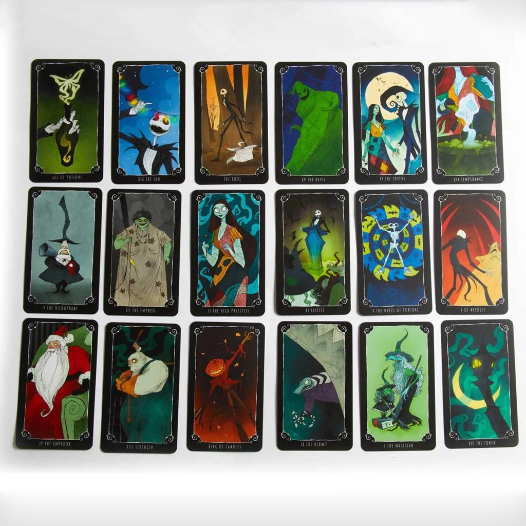 Holiday Atmosphere Card, English Tarot Card, 12 * 7cm With Paper Instruction Manual, Gift