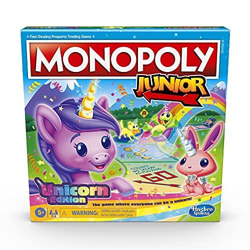 [Amazon.co.jp Exclusive] Hasbro Monopoly Junior Unicorn Edition Board Game F1717 Authentic
