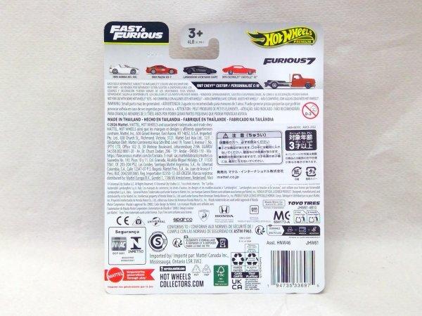 Hot Wheels Premium Fast Furious 1967 CHEVY CUSTOM PERSONNALISE Chevy Towing Truck Fast Furious & / C-10