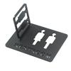 Bathroom Sign 3D Men's & Women's Reminder Indicator Pictogram Placard Toilet Symbol for