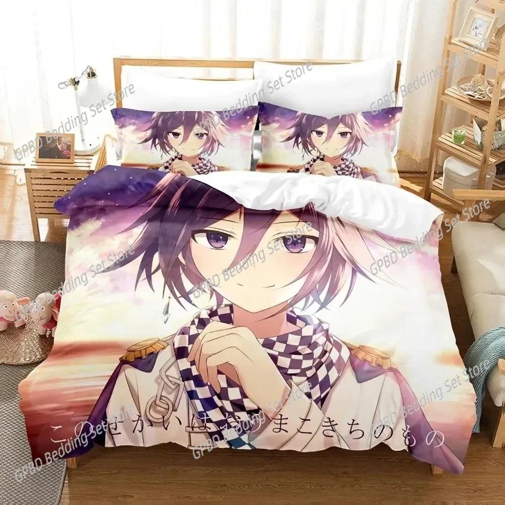 Anime Danganronpa V3 Chiaki Nanami Bedding Set 3D Printed Suitable for Bedroom Duvet Cover Set With Pillowcases Home Textile