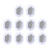 Vent Covers Stainless Steel 10pcs for Cabinets Designed To Support Proper Ventilation and Reduce Heat Accumulation