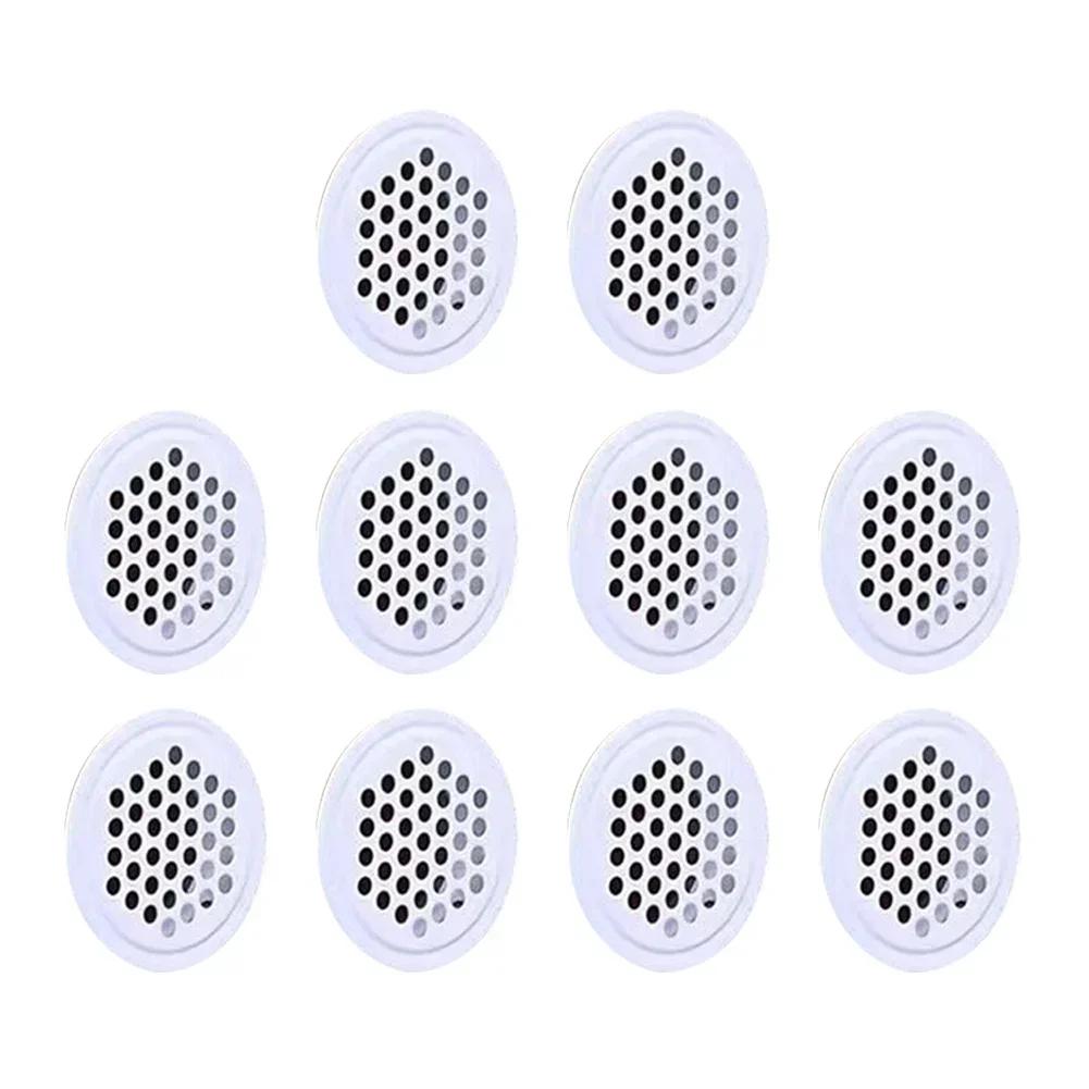 Vent Covers Stainless Steel 10pcs for Cabinets Designed To Support Proper Ventilation and Reduce Heat Accumulation