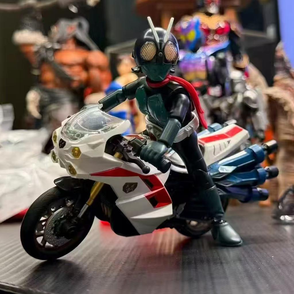 Blokees New Kamen Rider Cyclone Action Figures Toy Shin Masked Rider Classic Collection Edition Cyclone Assembly Model Kit Gifts