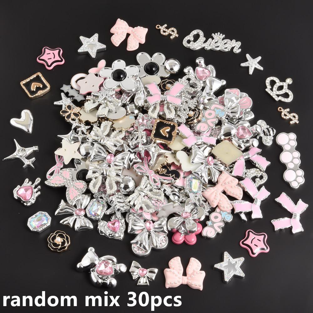 10/20/30/50pcs Random Mix Ocean Charms For Junk Cases Starfish Shell Fish Pendant Jewelry Making Charm Bulk DIY Phone Case Shoes