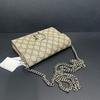 [Pre-Owned] Dionysus Tiger Head Buckle Logo Beige Lining GG High-Quality Synthetic Canvas WOC Wallet Crossbody Shoulder Bag - Very Good #T38YMO