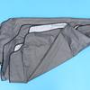 1Pcs Swing Canopy Polyester Pa Coating Water Resistant Protective Cover Scalloped Edge Outdoor Garden Hammock Cover Grey Size M