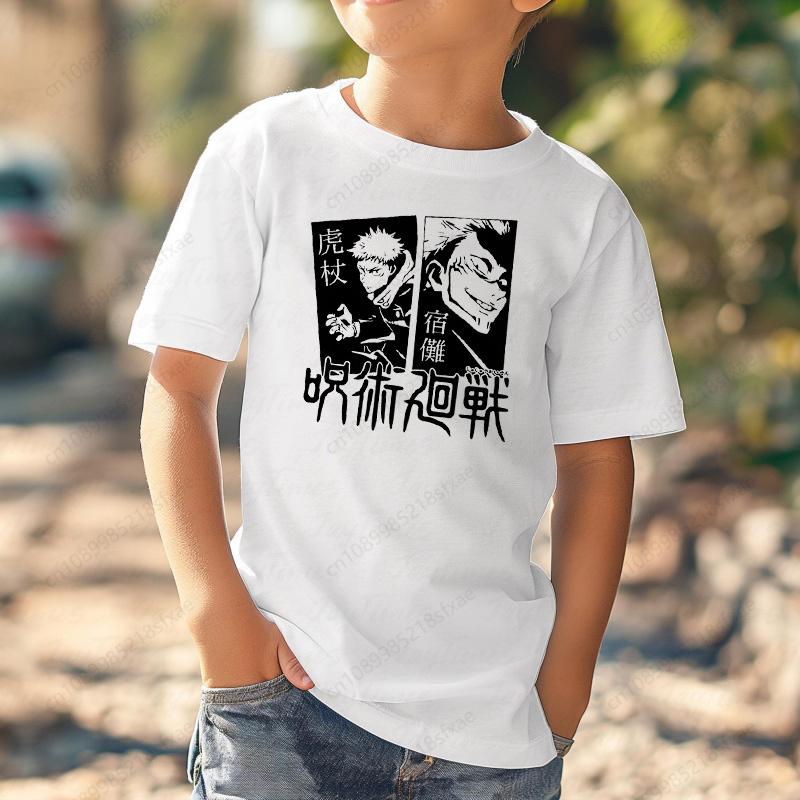 Cartoon fashion casual baby clothing children s summer girls and boys fun T-shirt children s printed white T-shirt 150