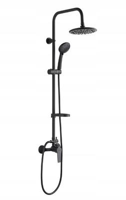 Black Wall-mounted Shower Set with Enna Tap