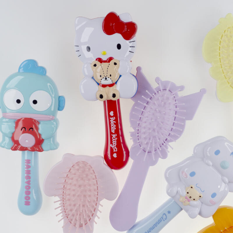 7 Types of Sanrio Character Hairbrushes, Hair Brushes, and Cushion Brushes