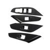 Korlot Carbon Fiber Style Window Lift Trim Switch Panel Cover Trim for Chevrolet Trax 2024-2026