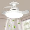 Ceiling Fans with Lights and Remote Remote Control Retractable Ceiling Fan Multi-Functional Noiseless Blower Space-Saving Device