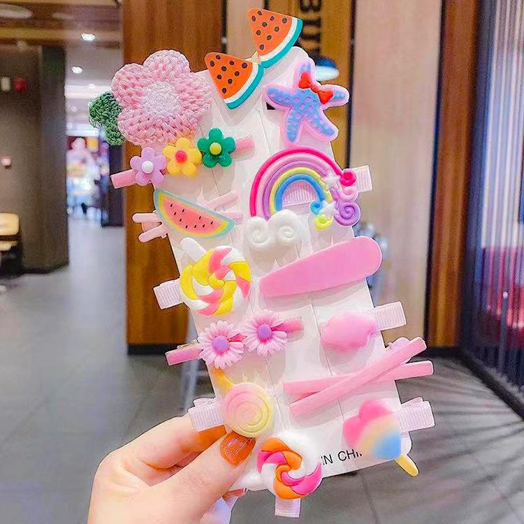 Kids Hairpins Multi Color Girl Hairpins Cute Girl Hairpins
