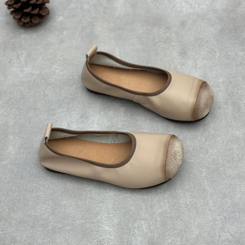 New Women's Flat Single Shoes with Soft Soles Versatile One-step Shoes