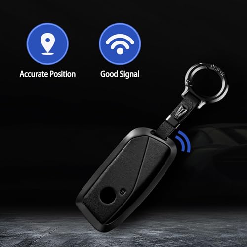 BMW key case all‑around protective cover compatible with the 5 Series 7 Series X Series and more black color
