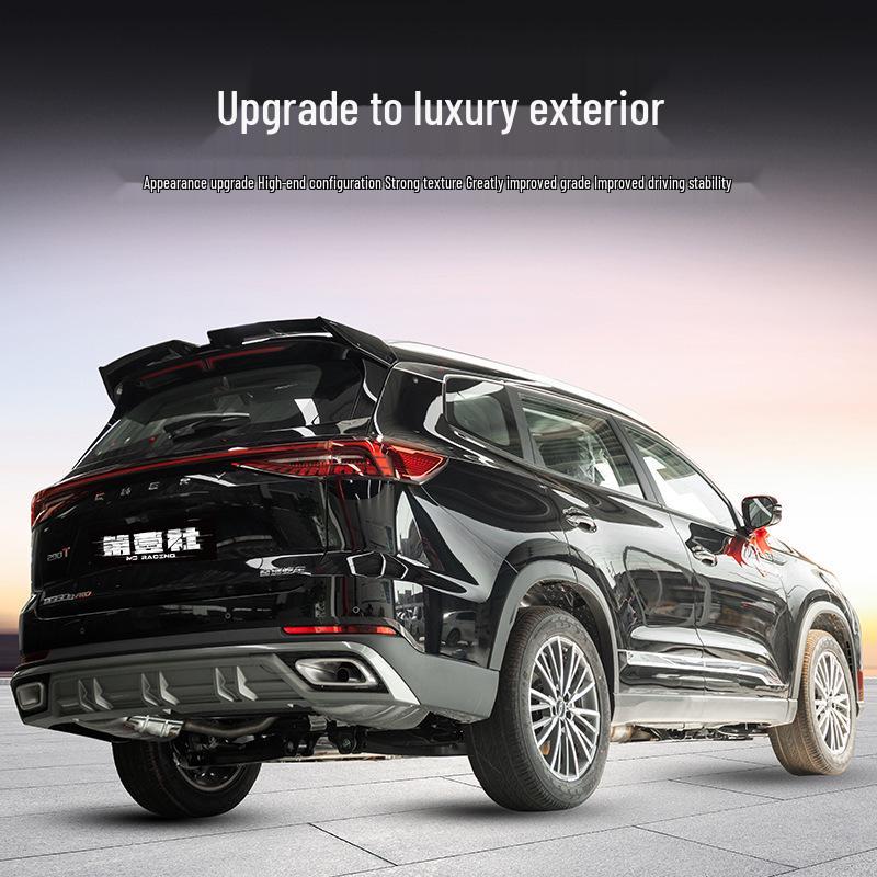 Tiggo 8 Pro/8 Plus Max Rear Spoiler MC Diffuser, Gloss Black.