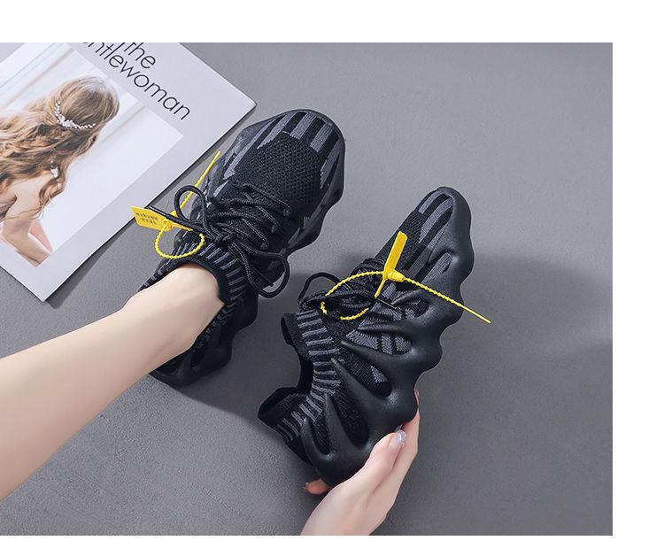 22 nuove scarpe sportive traspiranti in rete tessuta a maglia di polpo, scarpe da corsa estive con suola spessa e morbida, scarpe casual