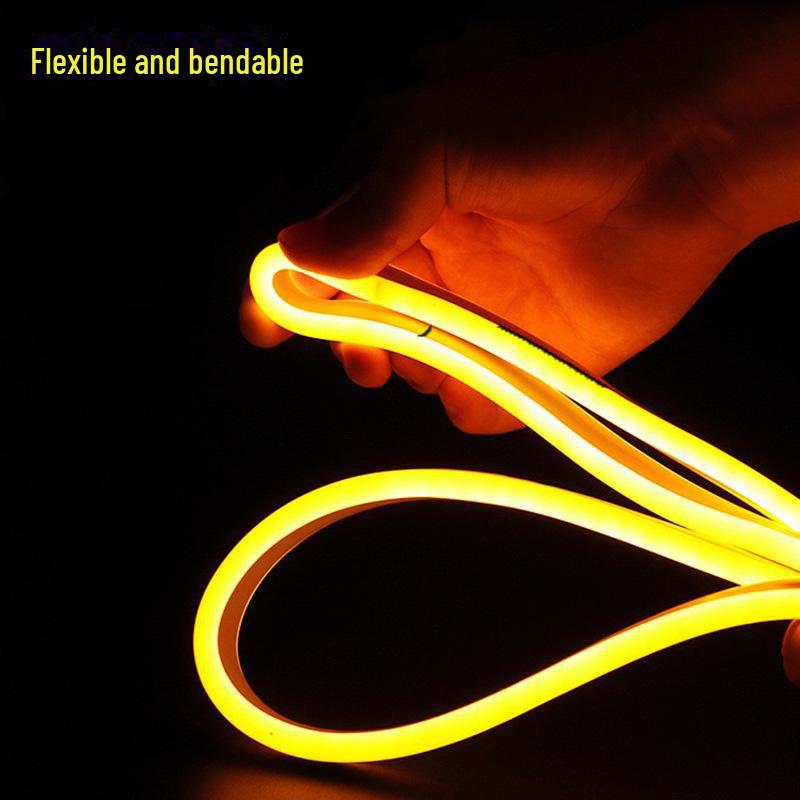 12V2835 Waterproof LED Silicone Neon Light Strip for Advertising Signs. Ideal for Luminous Characters and Linear Soft Lighting.
