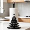Cartoon Elk Santa Claus Paper Towel Holder  For Kitchen Bathroom Dining Room