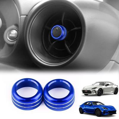 KUNGKIC New Toyota GR86 ZN8 Subaru BRZ ZD8 Air Conditioner Vent Garnish Zinc Alloy