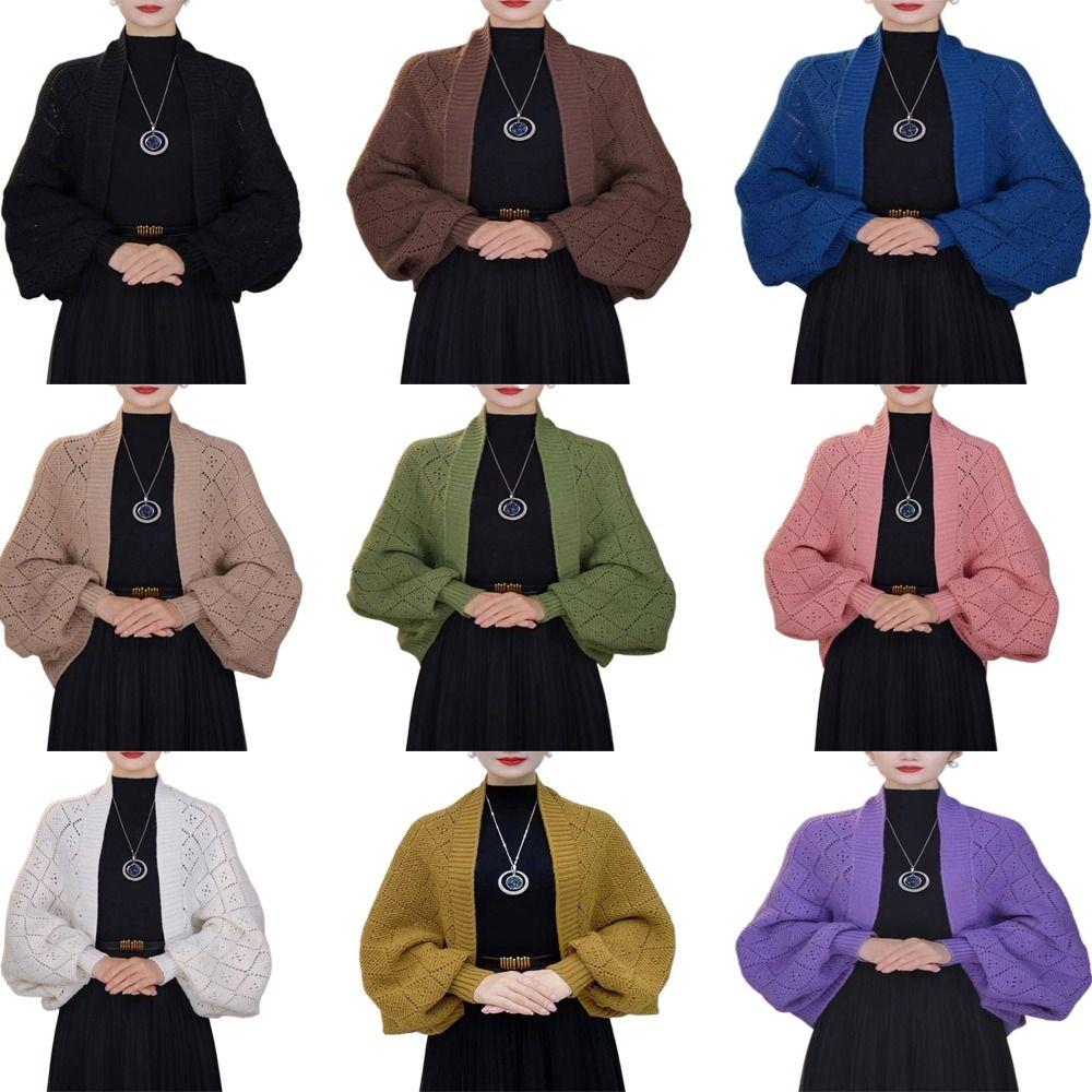 False Collar Knitted Shawl Temperament Cardigan Evening Prom Cape New Autumn Winter Scarf Party