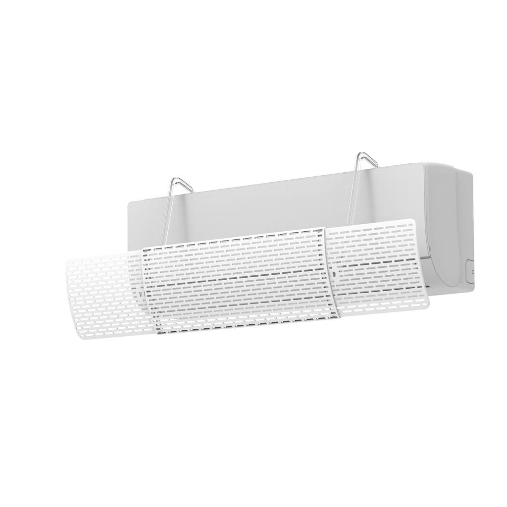 Universal Air Conditioner Wind Deflector: No-Install, 180° Rotating Airflow Shield