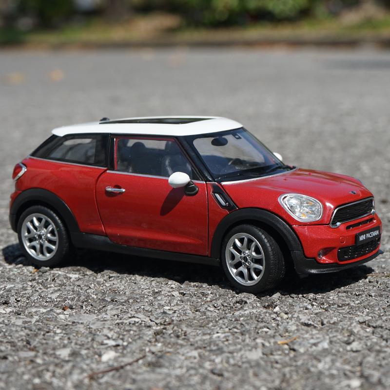 WELLY 1:24 BMW MINI Cooper S Paceman Alloy Car Diecasts & Toy Vehicles Car Model Miniature Scale Model Car Toy For Children