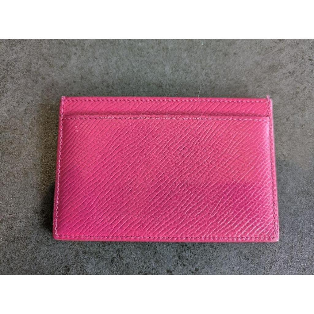 Used CELINE Leather Card Holder