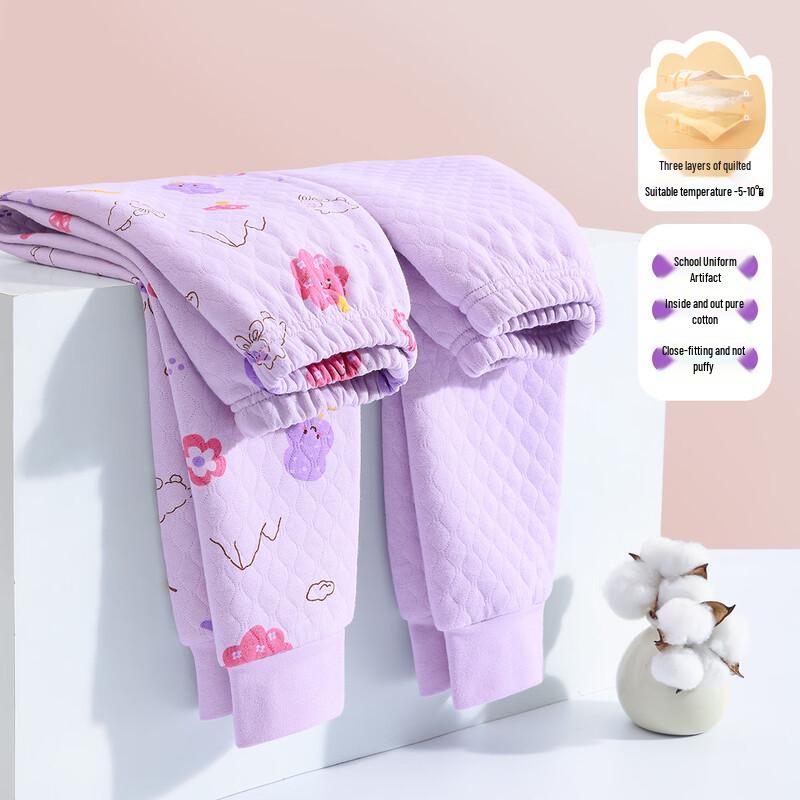 DEESHA Girls  3-Layer Padded Thermal Underwear Pants (2-Pack) XXXL