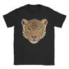 Funny Leopard Print TShirts for Unisex Crewneck Cotton T Shirts Short Sleeve Tee Shirt Printed Clothing