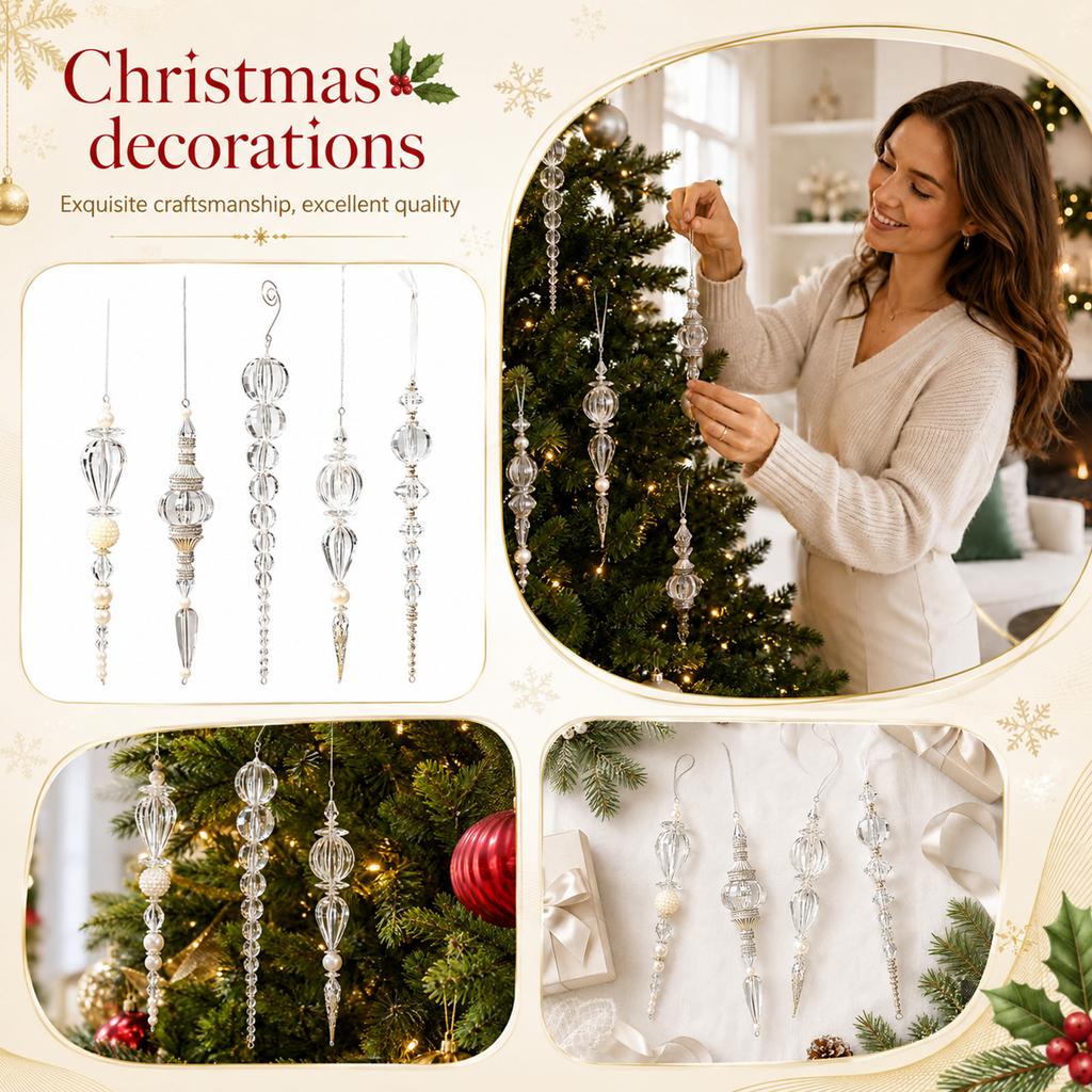 Weihnachtsszene Dekorationen Hängende Ornamente für Hauswand und Feierdekoration