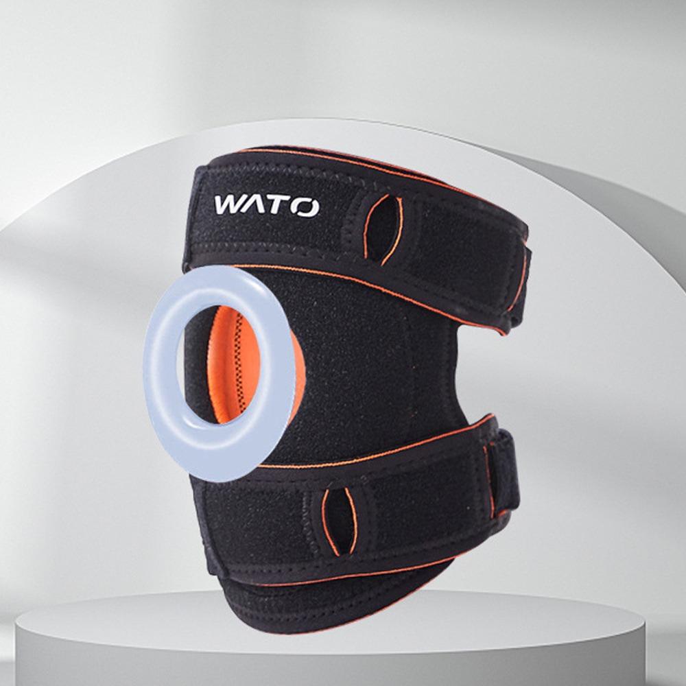 

Adjustable Knee Brace Breathable Knee Compression Sleeve New Knee Protection Booster S/M чёрный