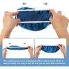 HARFINGTON 10pcs Car Polisher Bonnet Buffing Pad Micro-fiber Polishing Buffing Pad Cover for 7"-8" Car Buffer Bonnets Polisher, Dark Blue
