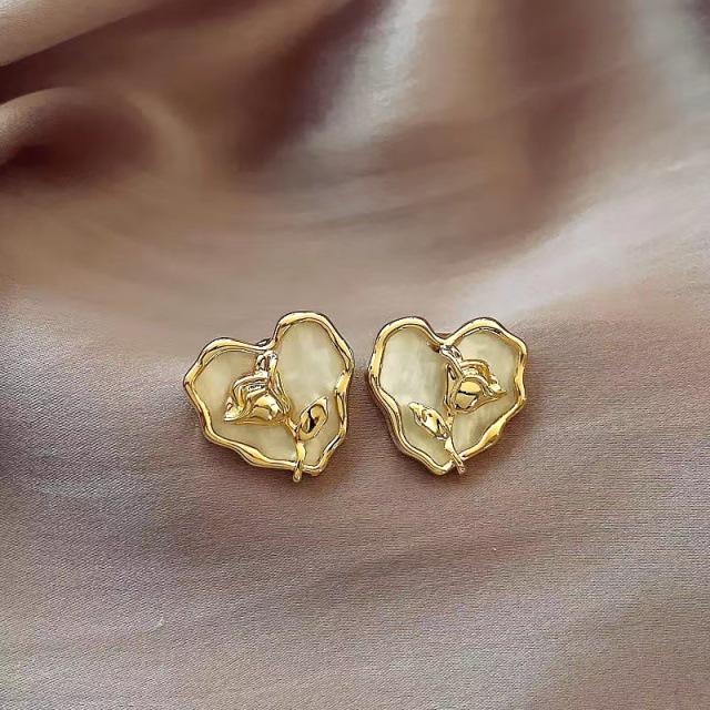 S925 Silver Needle Pearl Stud Earrings for Women