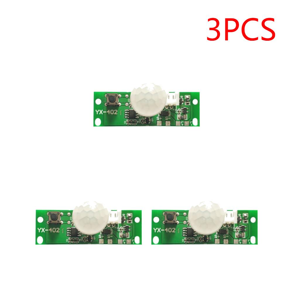 1-5PCS 3.7V Solar Lamp Board Control Sensor Night Light Module Controll Module Infrared Human Body Induction Solar Circuit Board