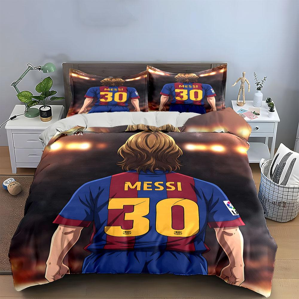 Soccer player jersey design. Bedding sets Duvet cover sets Duvet covers Pillowcases(1* Duvet Cover 2* Pillowcases without duvet insert)